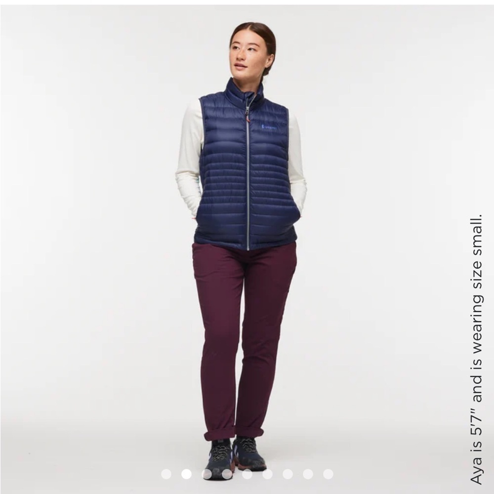 Cotopaxi Women’s XL Fuego Down Insulated Puff Vest Navy Blue Maritime NWT - Picture 14 of 15